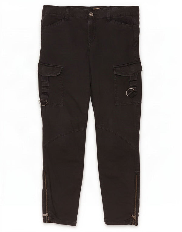 Pantalon Cargo Droit Femme Diesel W29 L29 Coton Noir
