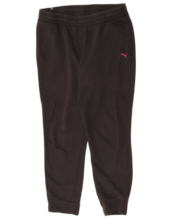 Puma Pantalon de survêtement pour femme UK 14 Large Noir