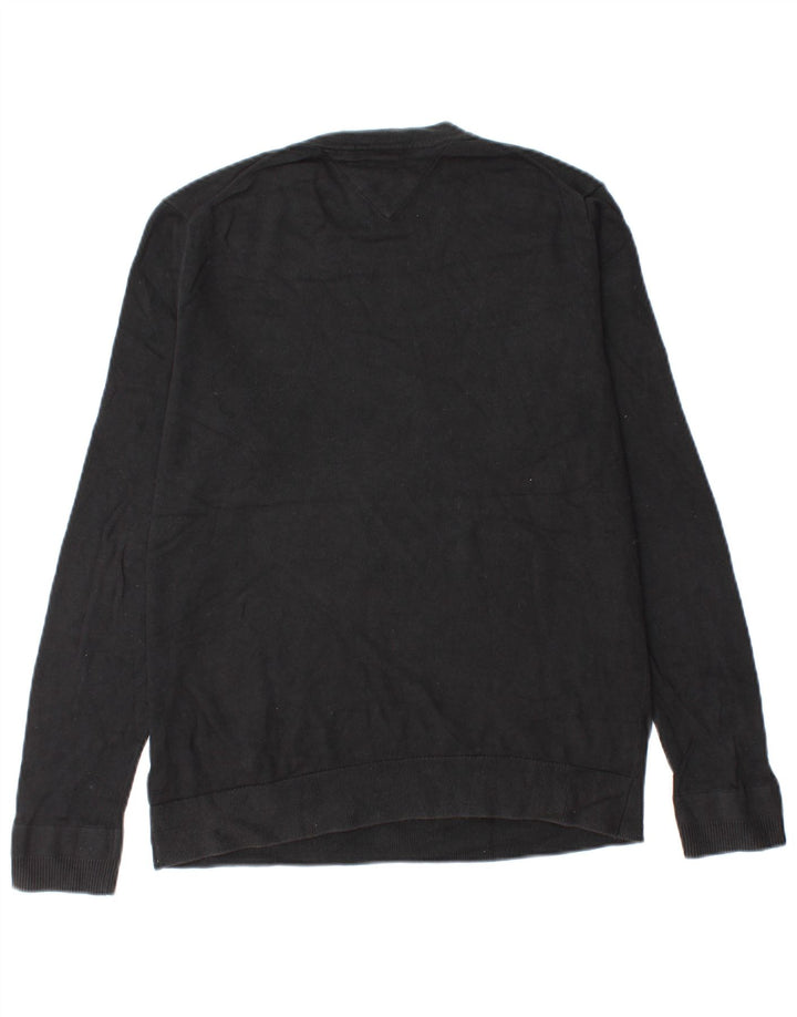 Tommy Hilfiger Pull à col rond pour garçon 15-16 ans Noir Taille L