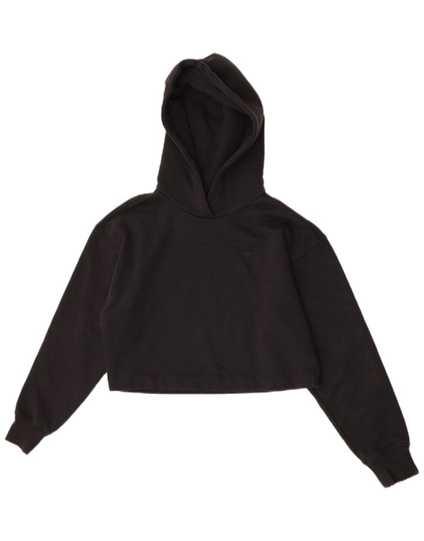 Adidas Pull à capuche surdimensionné pour femme UK 6 XS Noir