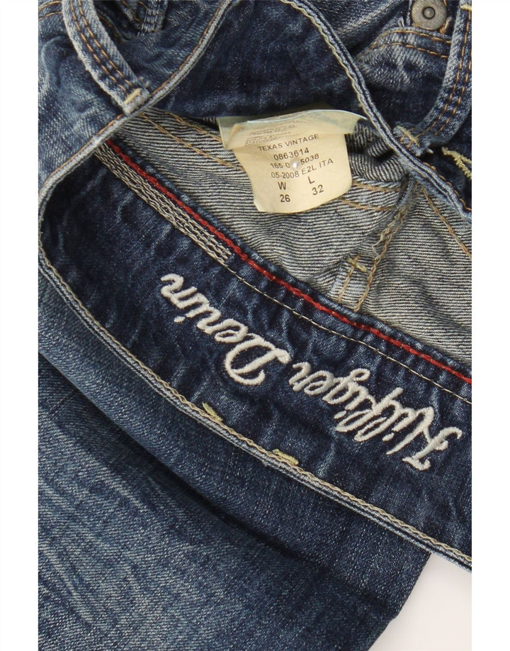 Tommy Hilfiger Jean évasé femme W26 L32 bleu marine coton