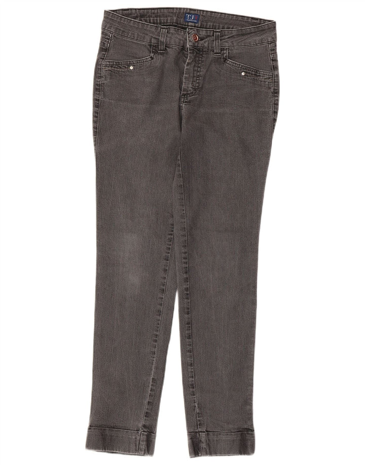 Trussardi Femme Jean Slim W26 L28 Gris Coton