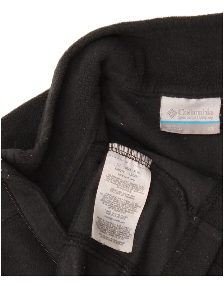 Columbia Pull Polaire à Col Zippé Homme XS Noir Polyester