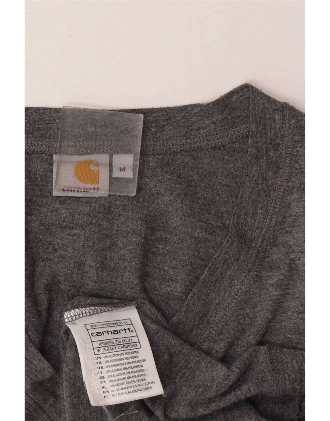 Carhartt Cardigan pour femme en coton gris moyen UK 14