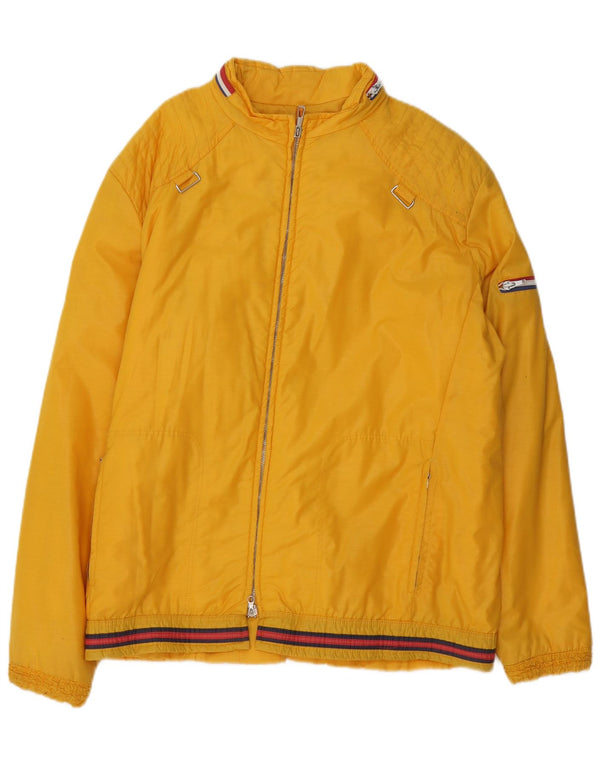 Vintage Mens Bomber Jacket UK 42 XL Yellow