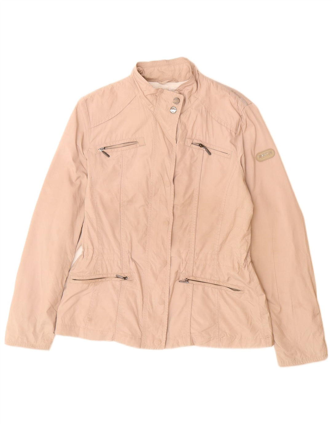 Geox Respira Veste utilitaire pour femme UK 10 Small Beige Polyester