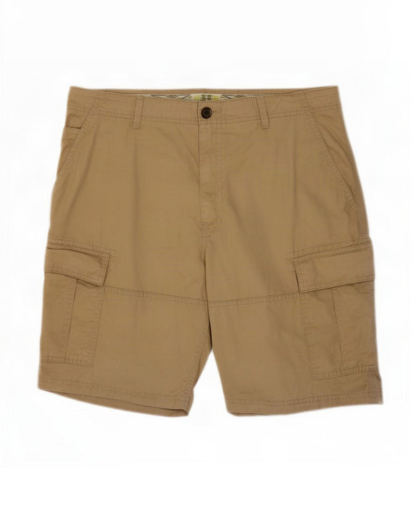 Marks & Spencer Short Cargo Homme XL W38 Coton Beige