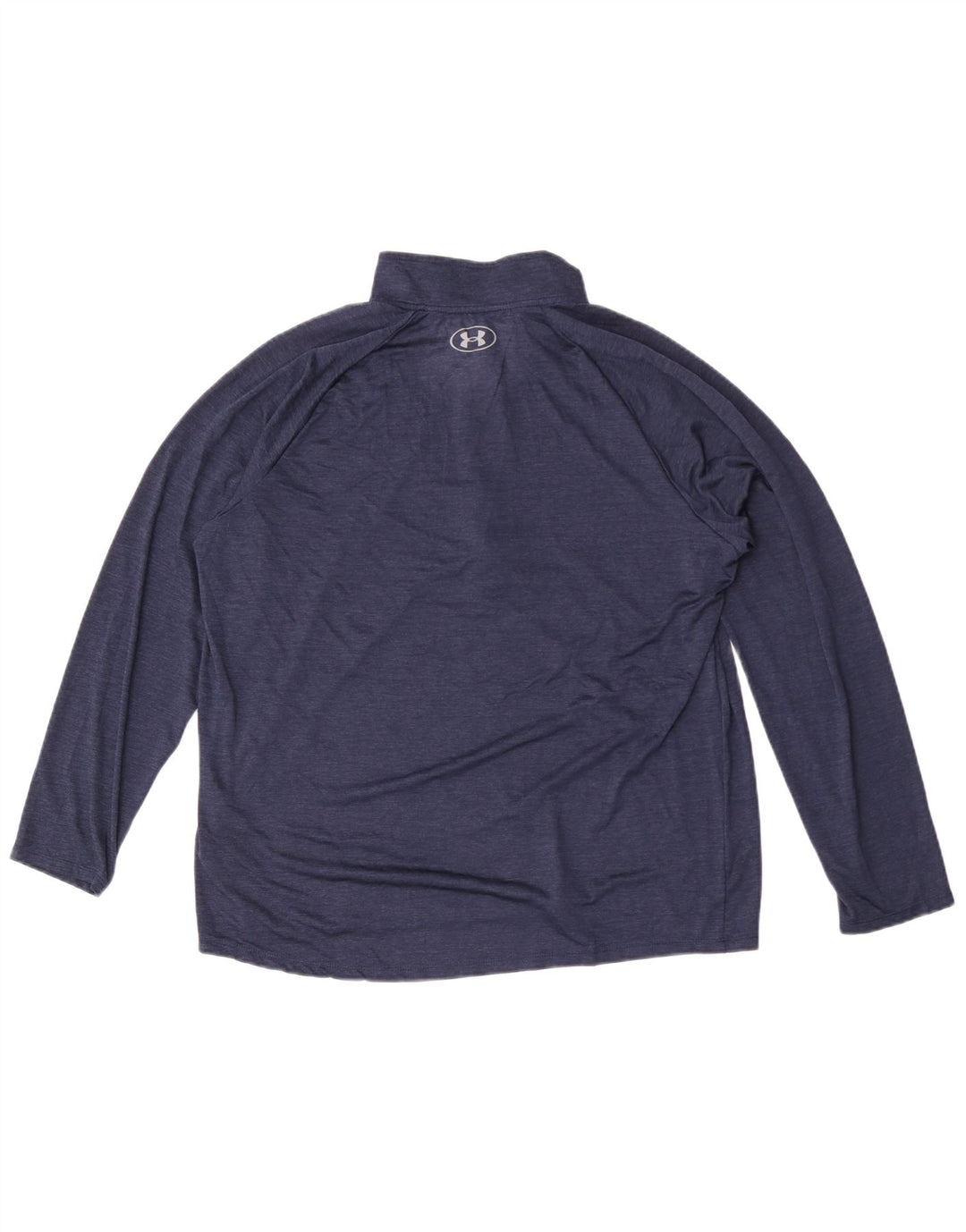 Under Armour Haut de survêtement à col zippé pour femme UK 18 XL Bleu marine