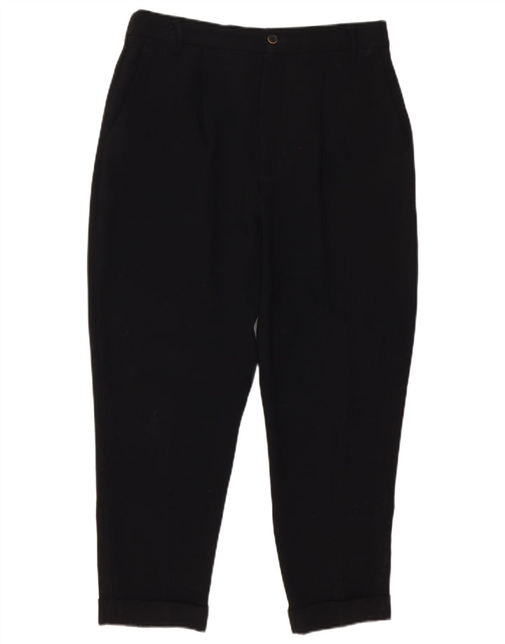 Pantalon Capri Fuselé Zara Femme Moyen W30 L23 Noir