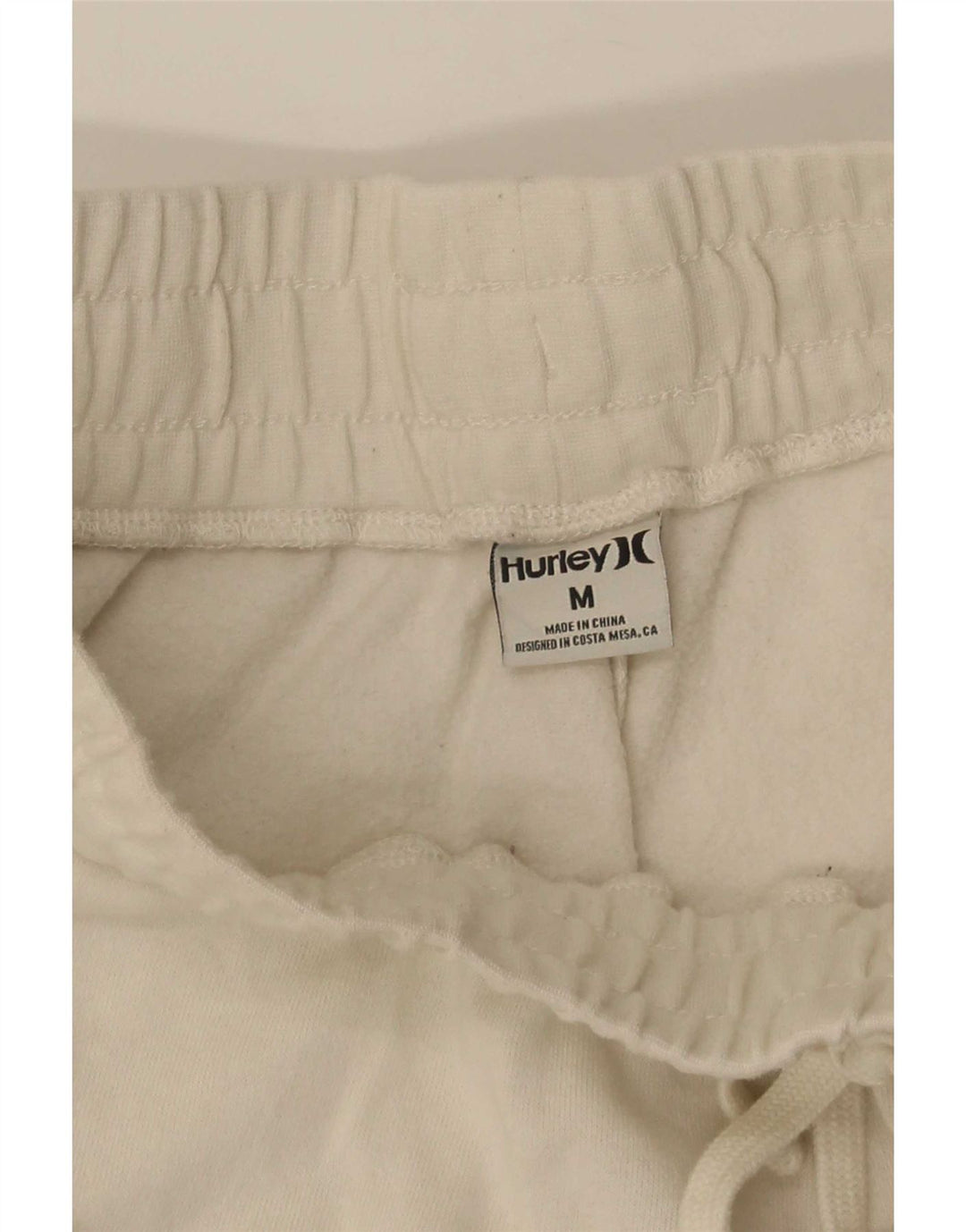 Hurley Short de sport pour femme UK 14 Medium Blanc