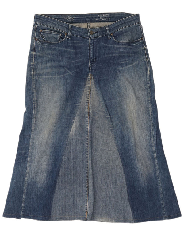 Levi's Jupe Demi Curve Skinny Denim Femme W32 Large Bleu Coton