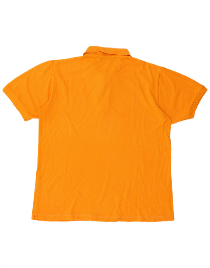 Kappa Polo régulier à manches courtes pour hommes, grand coton orange