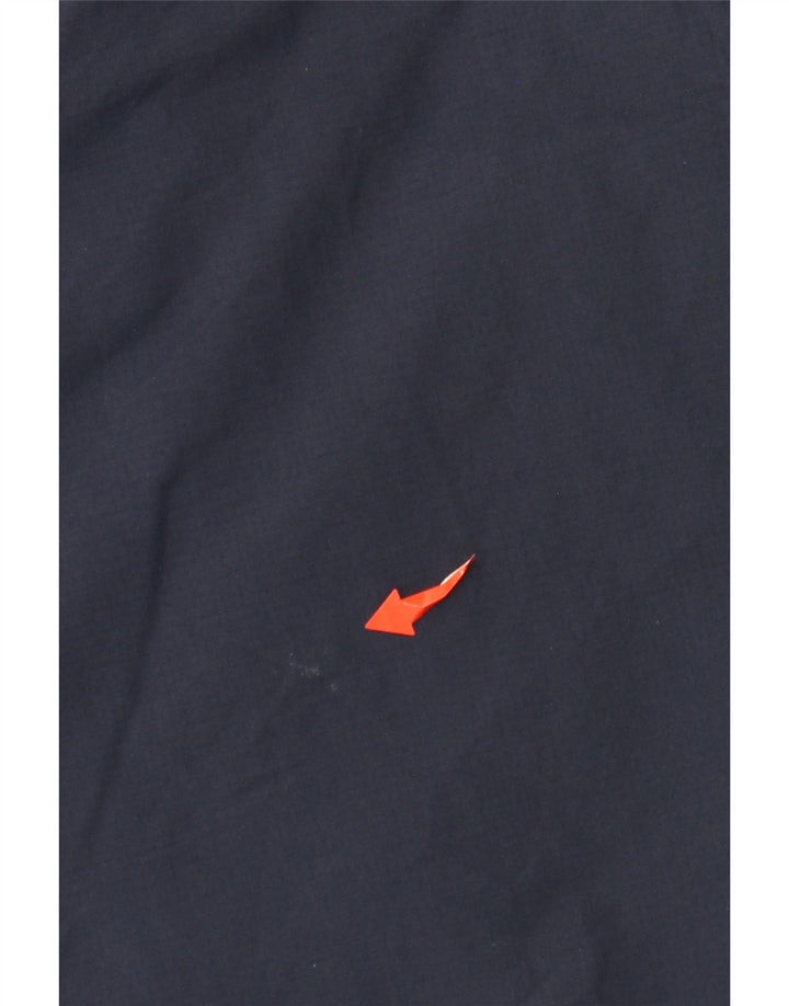 SUPERDRY Veste coupe-vent à capuche pour hommes UK 38 Bleu marine moyen Polyester