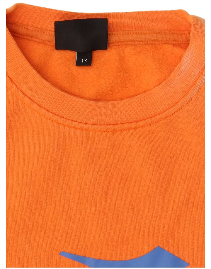 Diadora Sweat-shirt graphique pour garçon 12-13 ans Orange