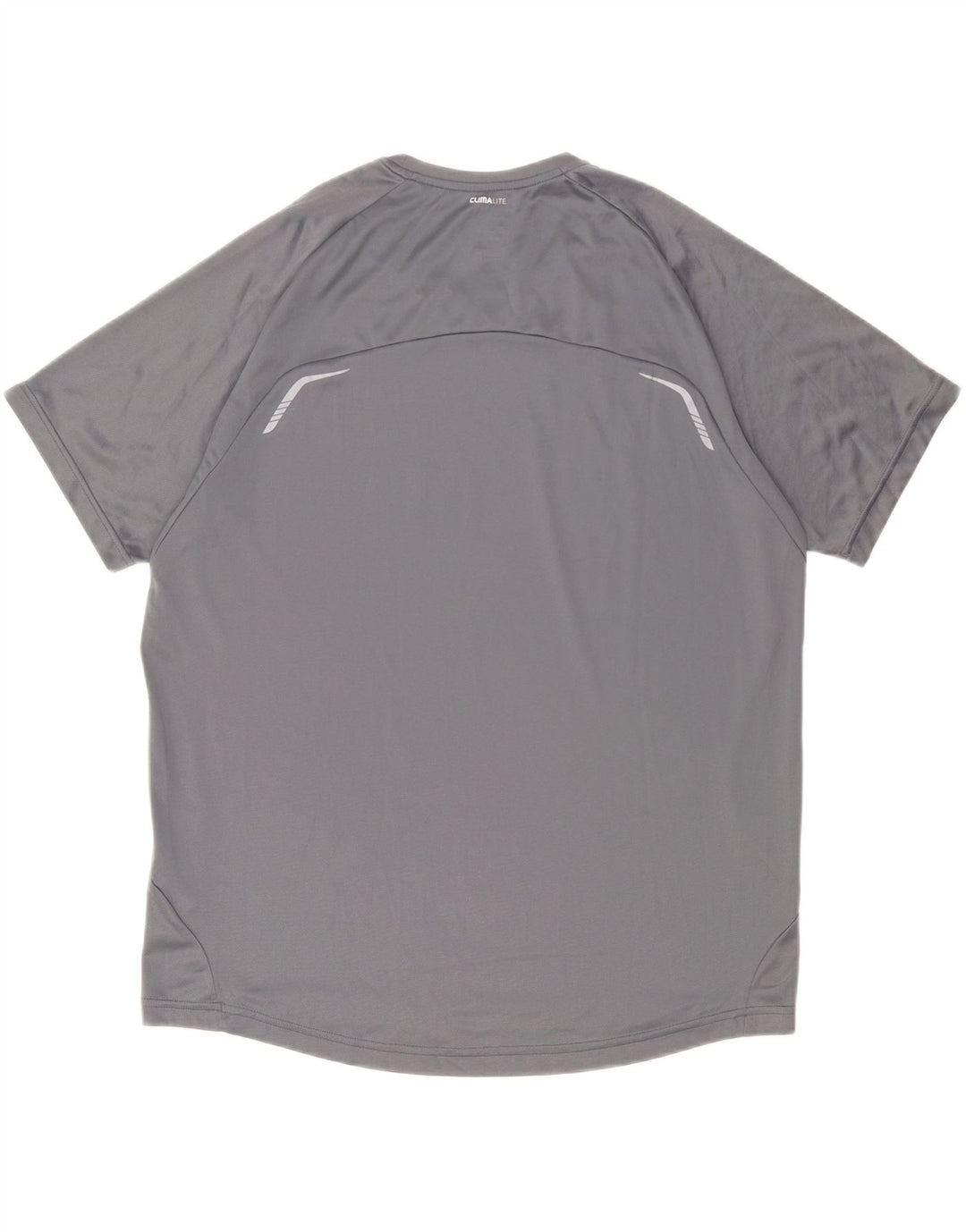 Adidas Mens Graphic T-Shirt Top XL Gris Polyester