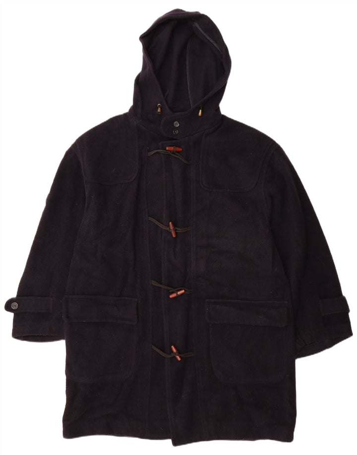 VINTAGE Duffle-coat à capuche pour homme IT 54 2XL Bleu marine