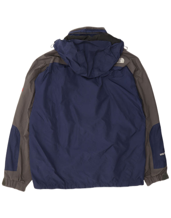 The North Face Veste de pluie Gore-Tex pour homme UK 40 Large Bleu marine Colourblock