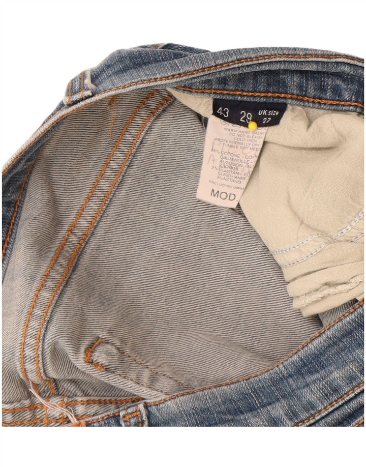 Trussardi Jeans Jean Bootcut Femme W27 L30 Bleu Coton