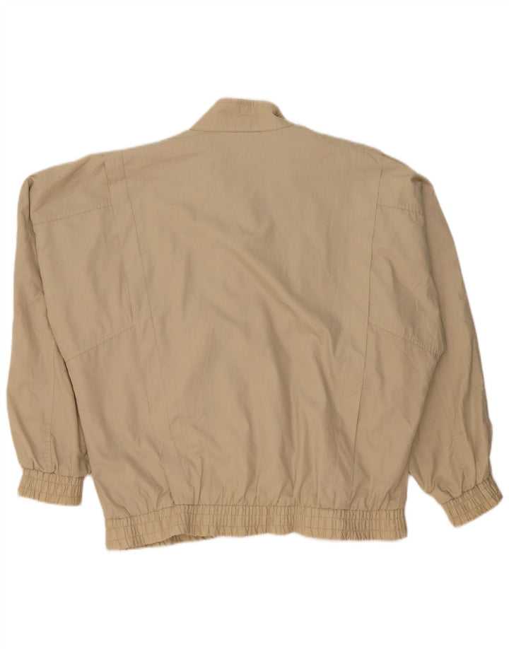 Veste Bomber Homme Vintage IT 52 XL Beige Polyester