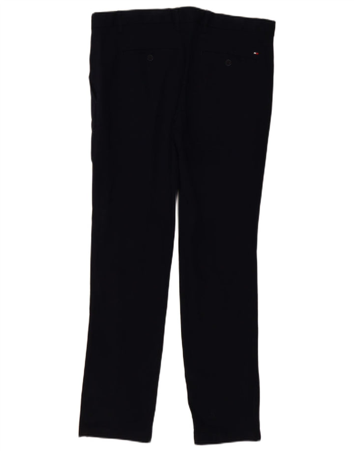 TOMMY HILFIGER Pantalon Chino Slim Homme W34 L30 Bleu Marine Coton