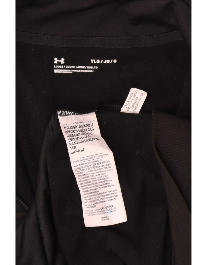 Under Armour Veste de Survêtement Garçon 11-12 ans Grand Noir Polyester