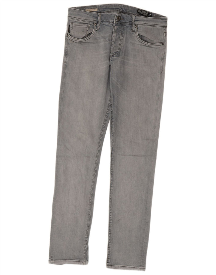 Jack & Jones Jean Slim Tim W31 L32 Homme Gris Coton