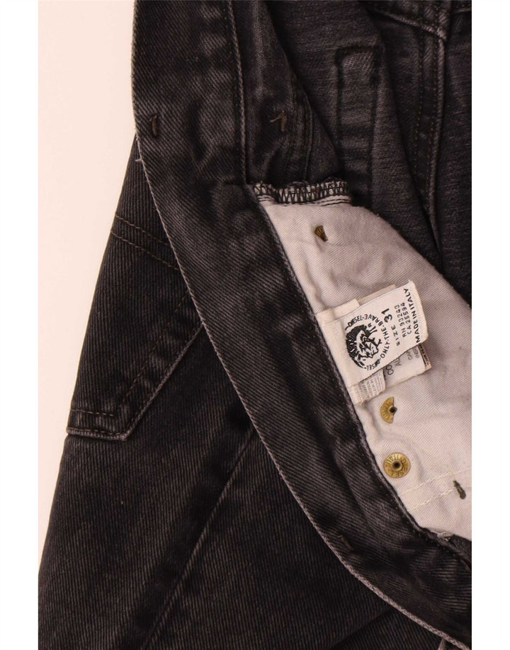 Diesel Jean Droit W31 L31 Homme Noir Coton