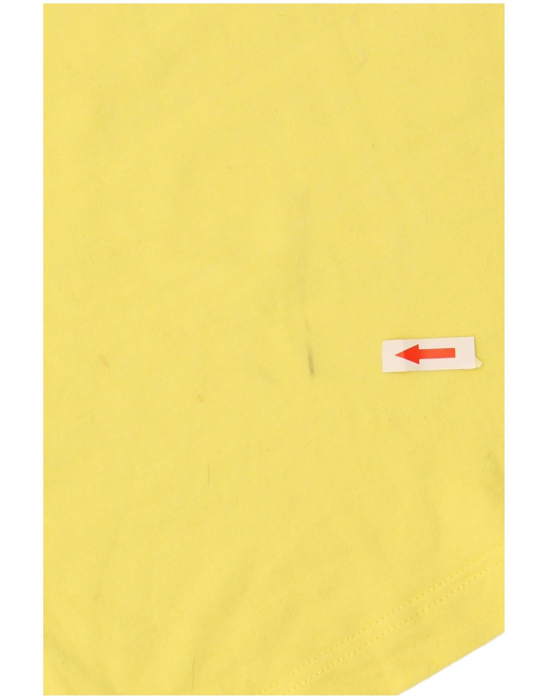 KRIZIA T-Shirt Graphique Femme UK 16 Grand Coton Jaune