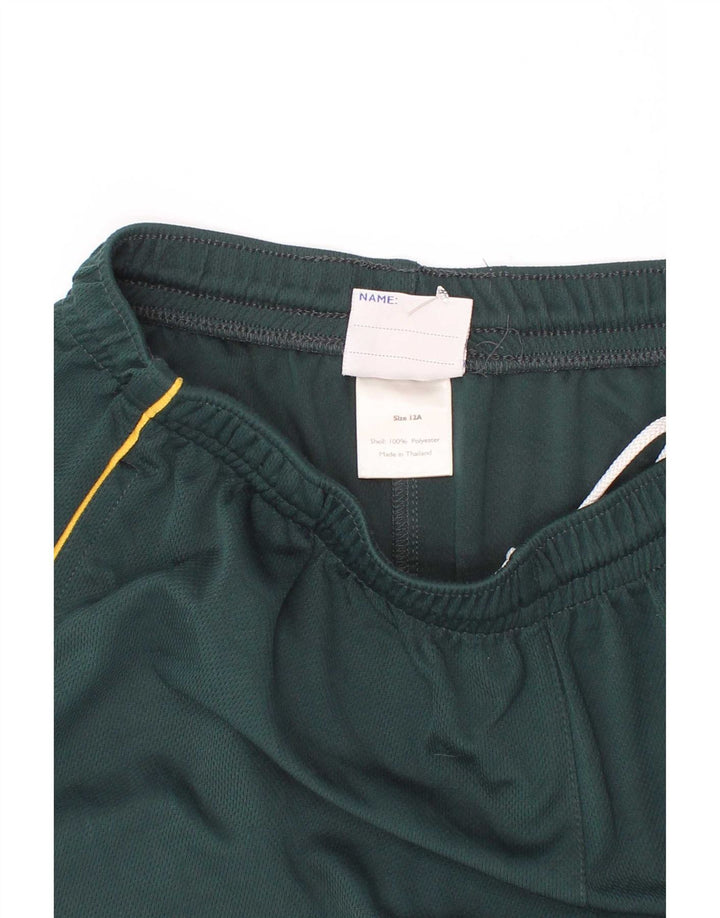 Champion Short de Sport Garçon 11-12 Ans Vert Polyester