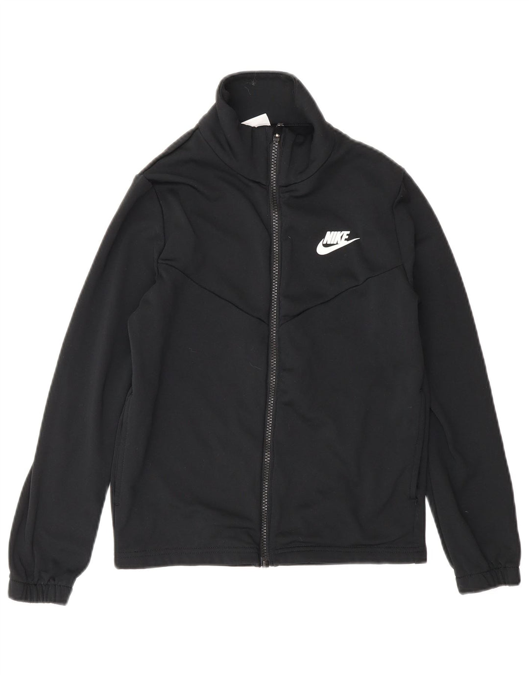 Veste de survêtement Nike garçon graphique 10-11 ans noir moyen polyester