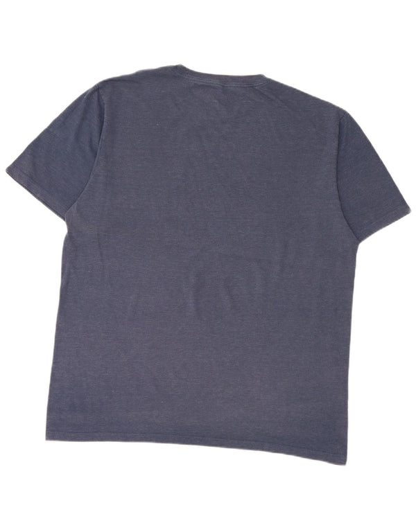 Converse T-Shirt Homme Haut Large Bleu Coton