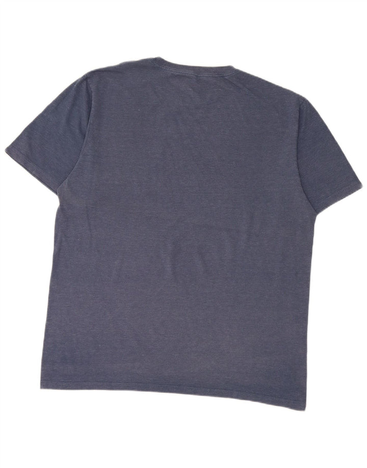 Converse T-Shirt Homme Haut Large Bleu Coton