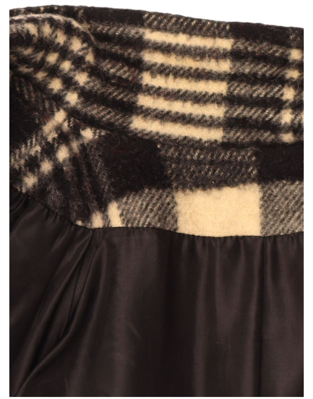 vintage Femmes 2 Bouton Blazer Veste UK 20 2XL Black Check