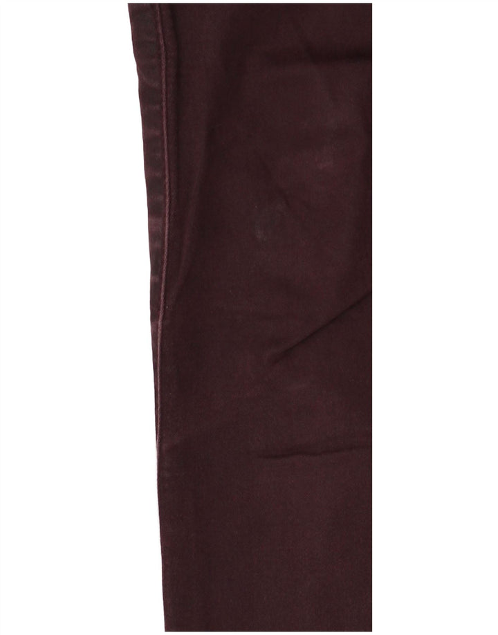 Massimo Dutti Jean skinny pour femme EU 38 Small W28 L30 Bordeaux