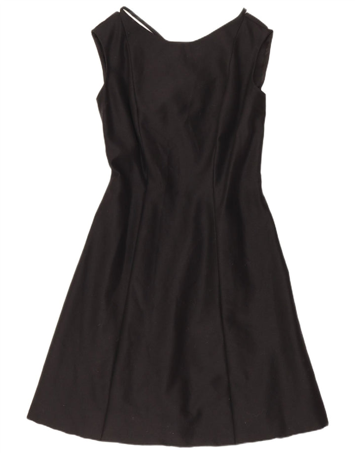 robe fourreau femme vintage UK 8 Petit Noir