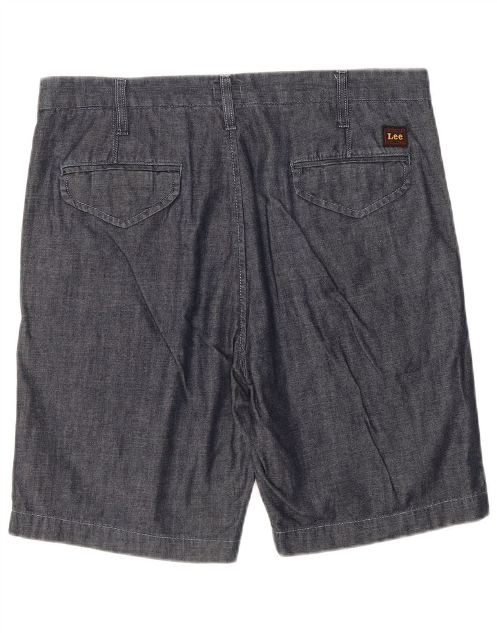 Lee Short Chino Homme W33 Bleu Marine Moyen Coton