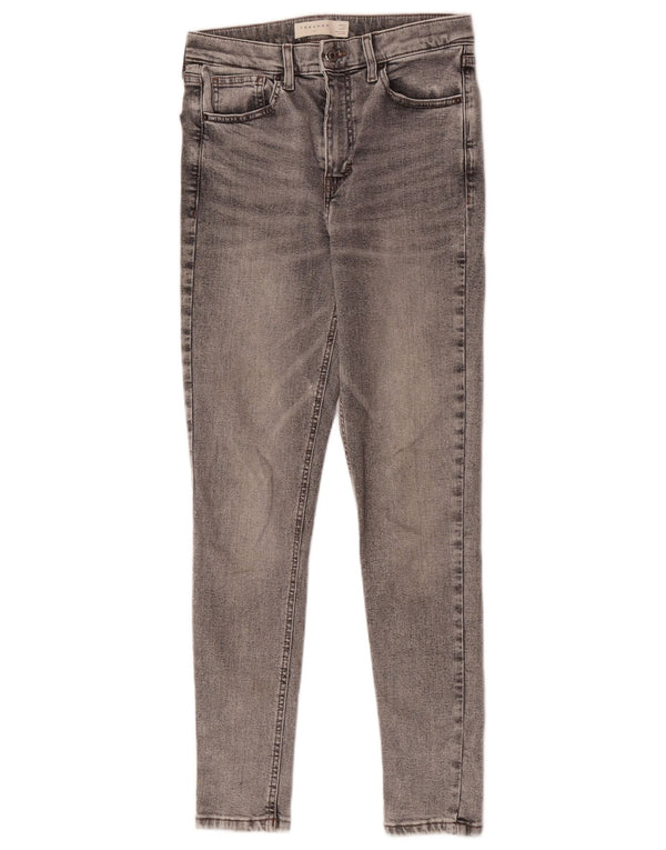 Topshop Femme Jamie Skinny Jeans W28 L28 Bleu Coton