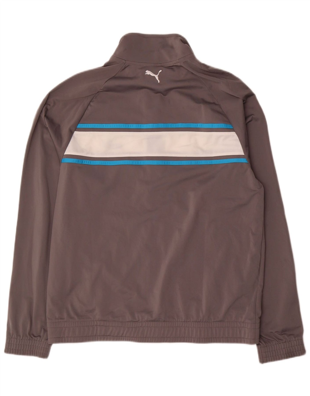 PUMA Veste de Survêtement Homme Gris Moyen Colorblock Polyester