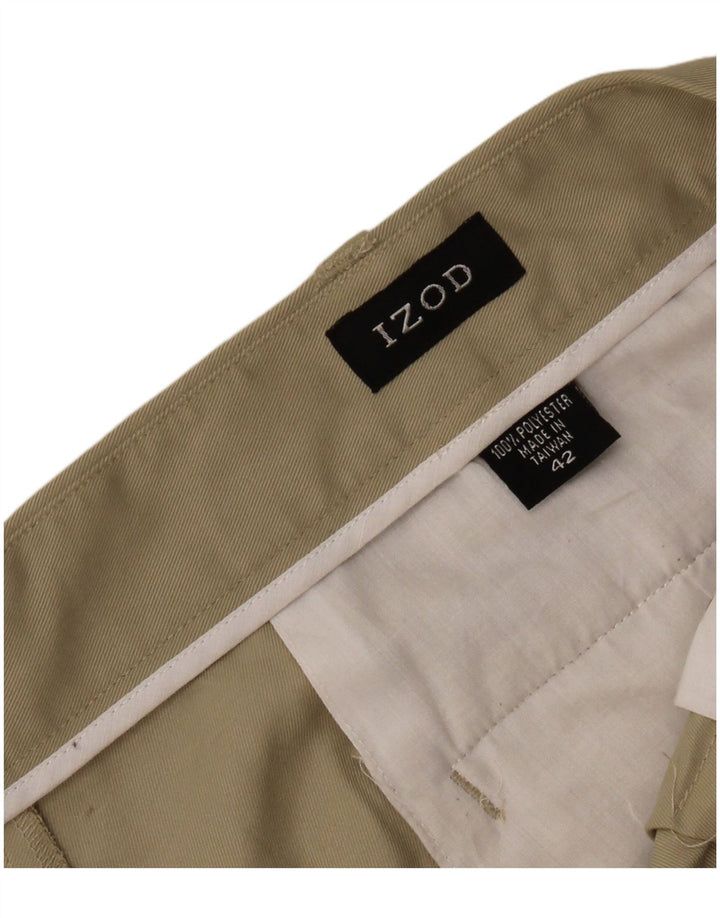 IZOD Short Chino Homme W42 2XL Kaki Polyester