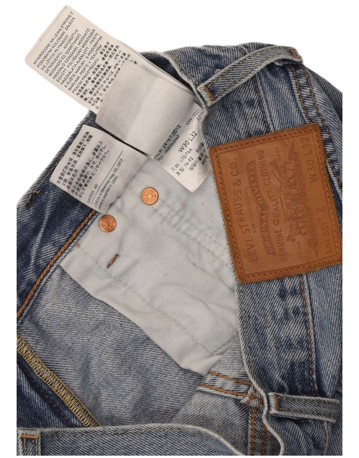 Levi's Jean Droit 551 Homme Bleu W30 L32 Coton