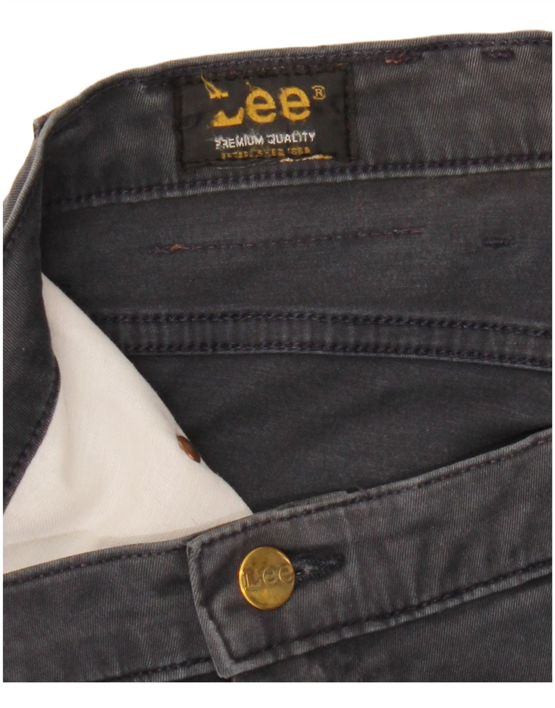 Lee Pantalon décontracté droit pour homme W40 L27 Noir