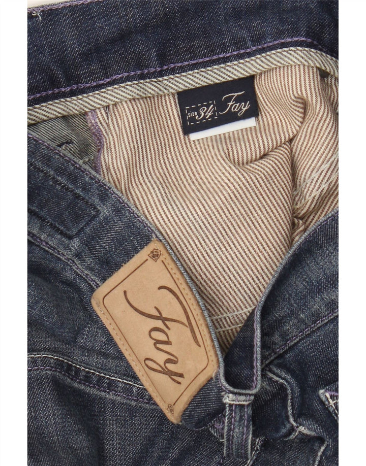 Fay Jean Slim Homme W34 L33 Bleu Coton