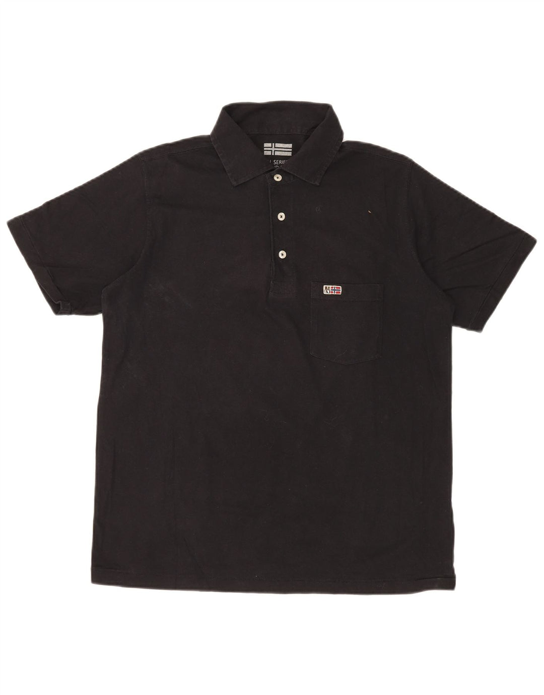 NAPAPIJRI Polo Homme Petit Noir Coton