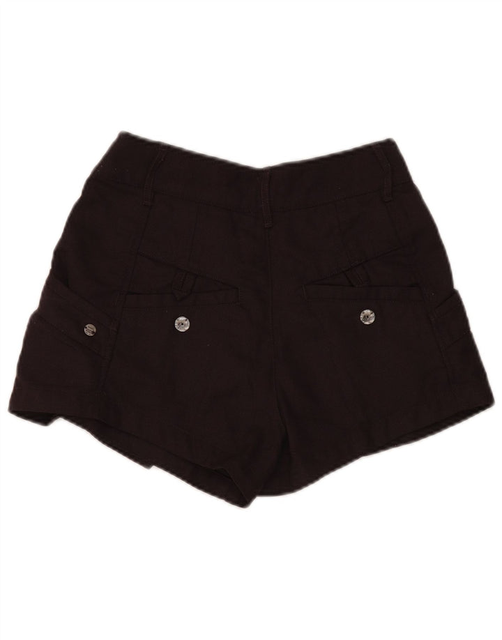 DIESEL Short décontracté taille haute W28 en laine marron moyen pour femme
