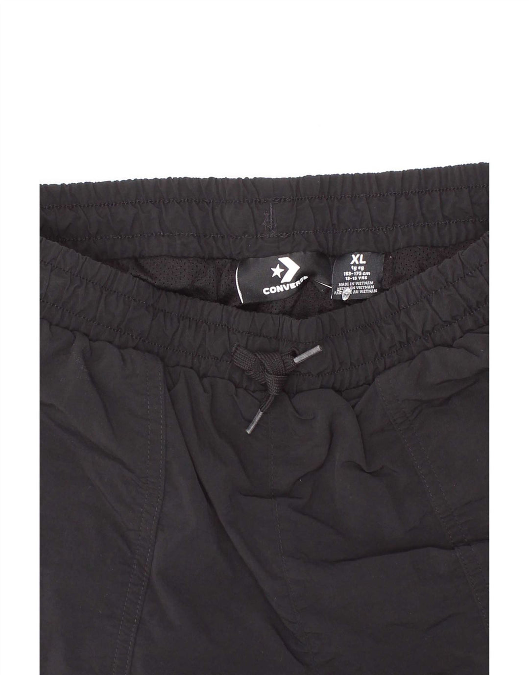 Converse Short de sport garçon 13-14 ans XL Noir Polyester