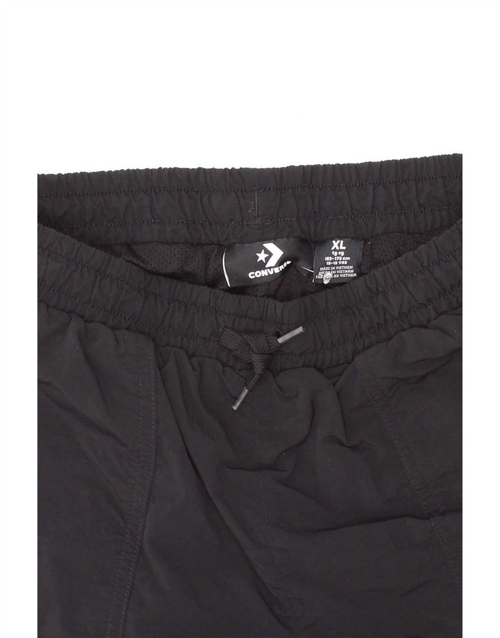 Converse Short de sport garçon 13-14 ans XL Noir Polyester