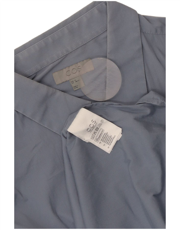 Cos Chemise Homme Taille 42 Grand Bleu Coton
