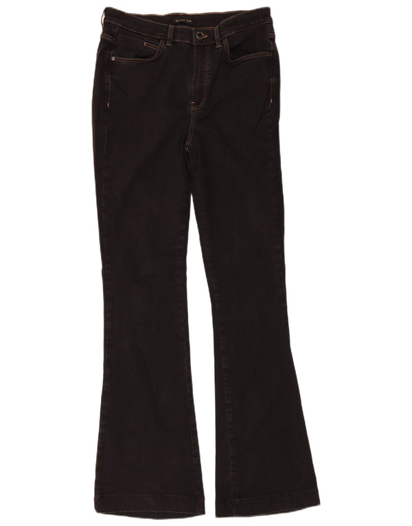 MASSIMO DUTTI Jean Bootcut Femme EU 42 Large W32 L32 Coton Noir