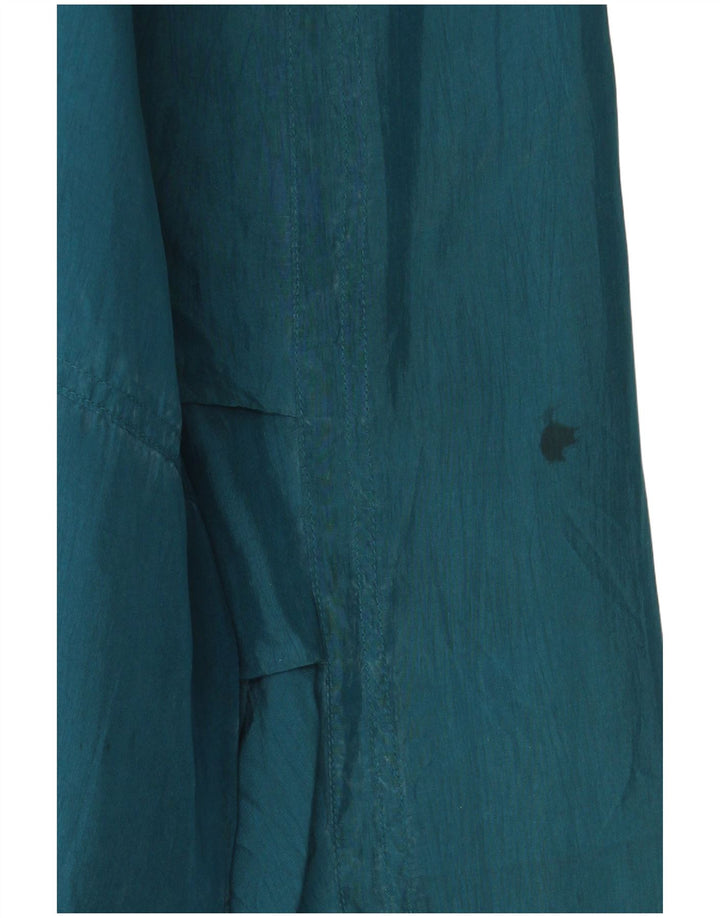 Rene Veste Bomber Homme UK 38 Bleu Moyen Soie
