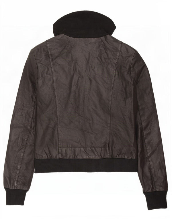 Oviesse Veste en cuir femme IT 46 Large Noir